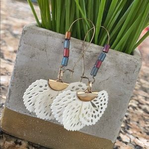 Handmade earrings - made by my daughter